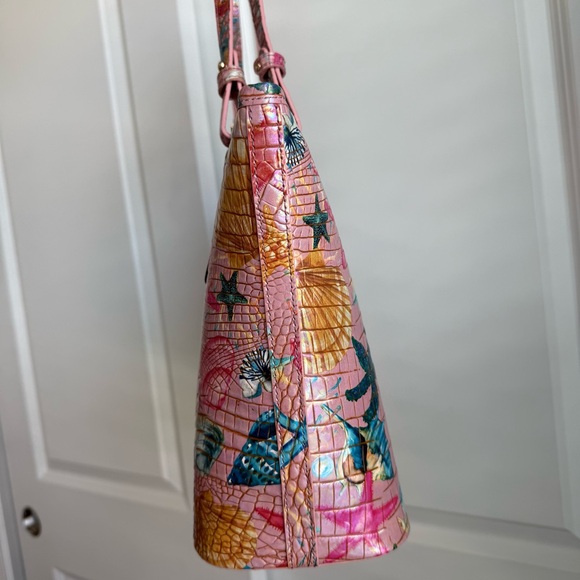 Brahmin Medium Asher Tote Starlight Ombre Seashell Melbourne Leather - Picture 4 of 8